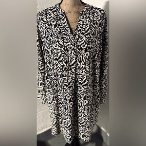 H&M Black and Tan shirt dress